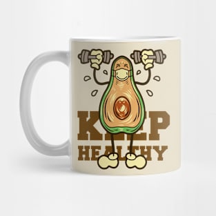 keep healthy avocado Mug